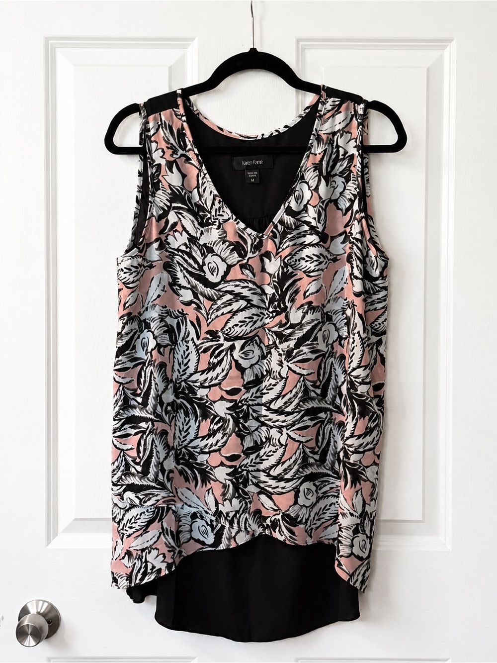 Sleeveless Flowy Dressy Summer Top Size M